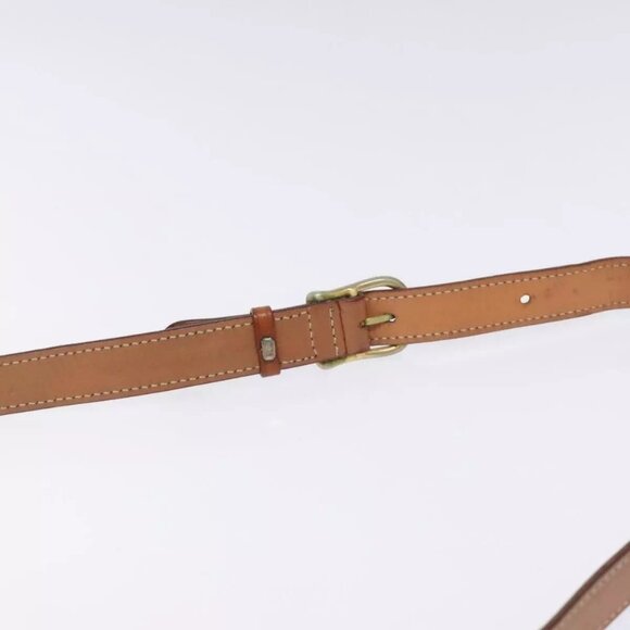 CELINE Macadam Canvas Shoulder Bag PVC Leather Brown Gold Auth KD054 - Picture 9 of 16